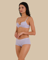 ESSENTIALS LOGO COTTON DEMI BRA White / 34A
